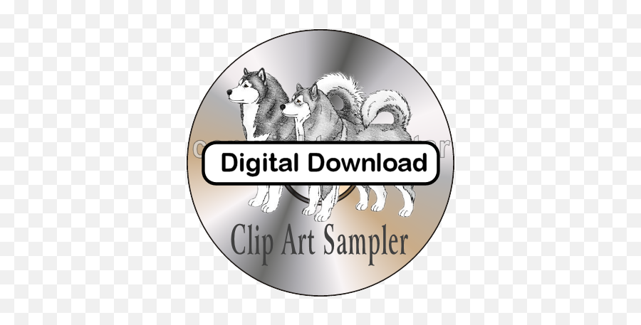 Alaskan Malamute Clip Art Sampler - Digital Download U2014 Argostar Dog Art Emoji,Huskies Clipart