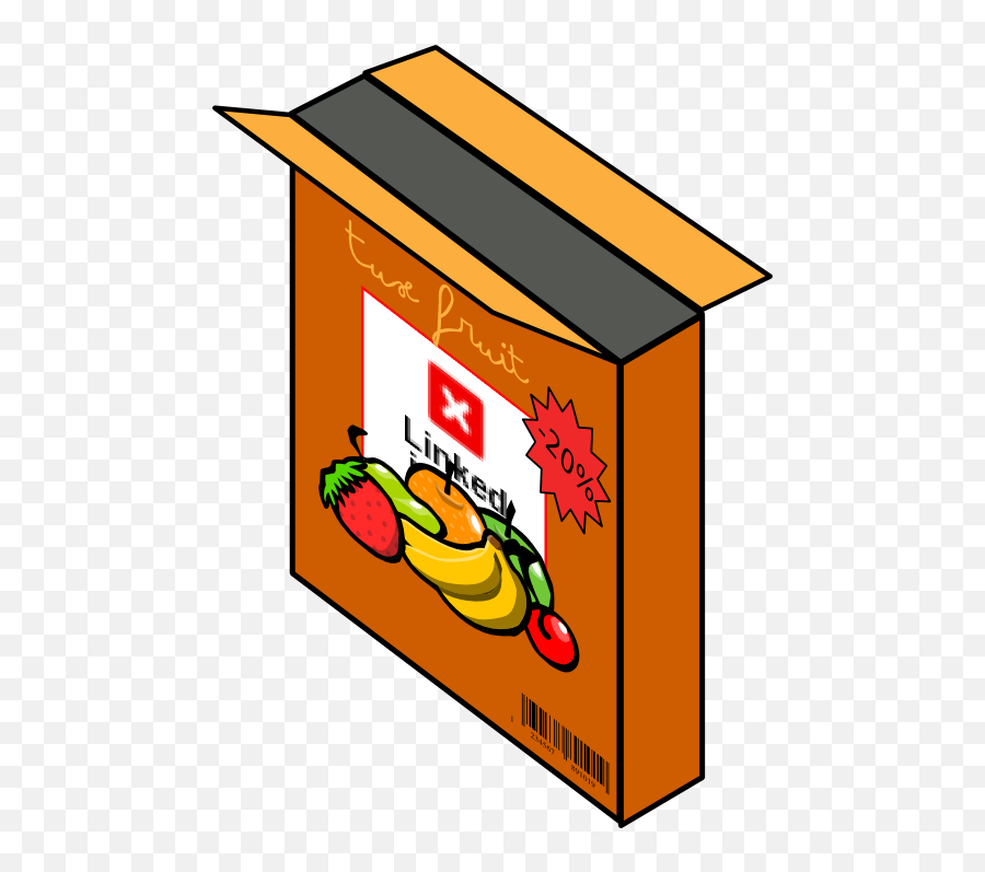 Cereal Box Clipart - Boite De Cereales Dessin Emoji,Cereal Clipart