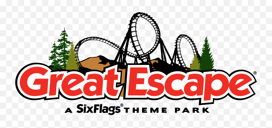 Great Escape - Great Escape Theme Park Logo Emoji,Six Flags Logo
