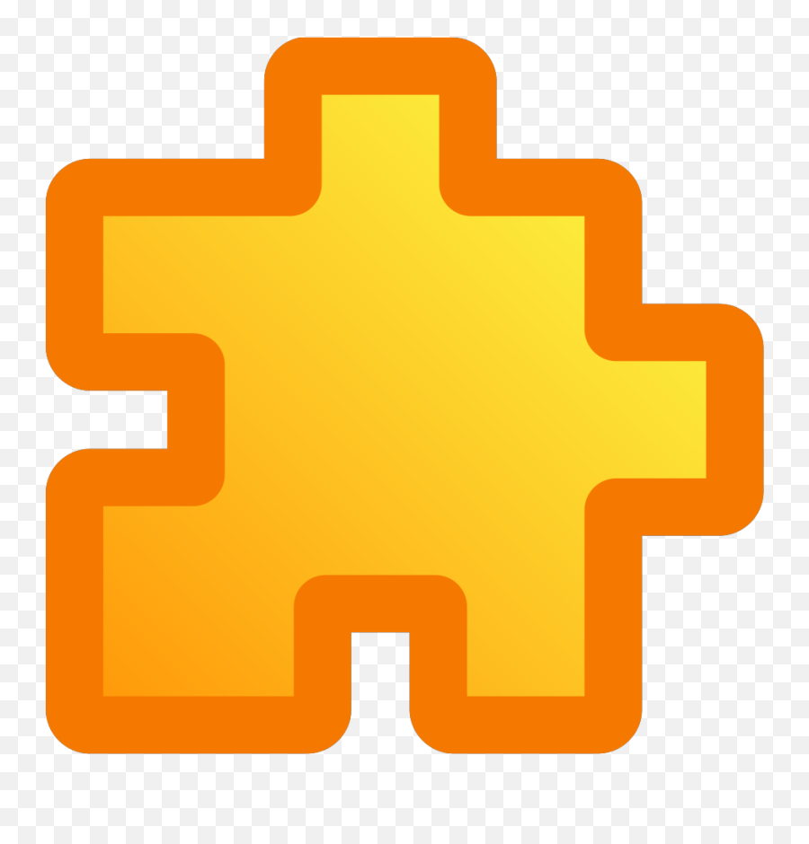 How To Set Use Blue To Yellow Puzzle Piece Svg Vector - Language Emoji,Puzzle Pieces Clipart