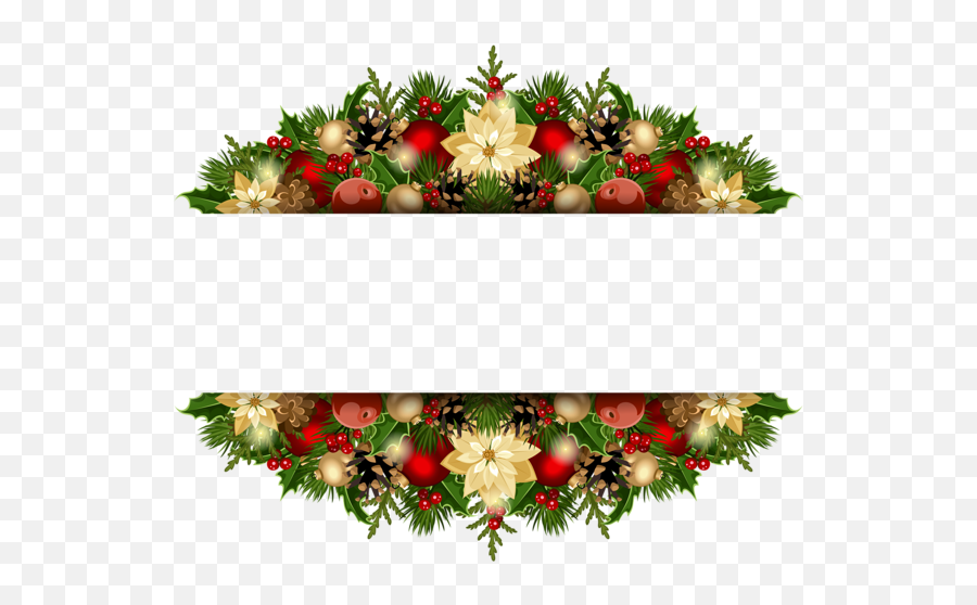 Christmas Clipart Borders Png - Background Christmas Vector Png Emoji,Christmas Background Clipart