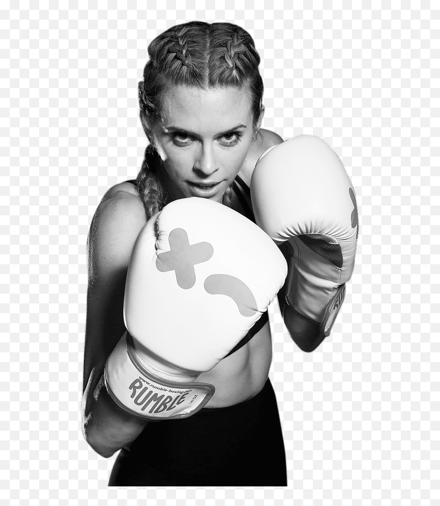 Rumble Boxing Logo - Black And White Black Women Boxing Png Emoji,Boxing Logo
