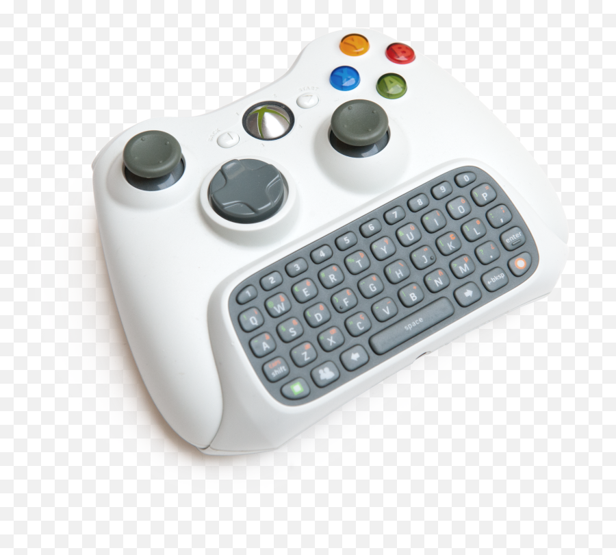Filexbox 360 Chatpadcontrollerpng - Wikimedia Commons Xbox 360 Accessories Emoji,Xbox Controller Png