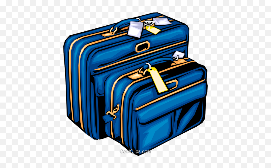 Luggage Royalty Free Vector Clip Art - Clip Art Luggage Emoji,Luggage Clipart