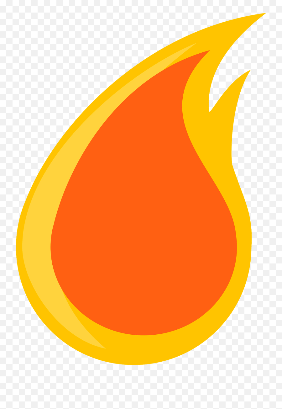Cartoon Flame Clipart Free Download Transparent Png - Vertical Emoji,Flame Clipart