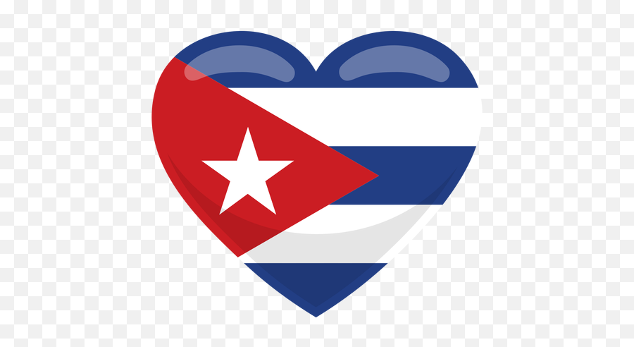 Cuba Heart Flag - Puerto Rican Flag Heart Emoji,Cuba Flag Png