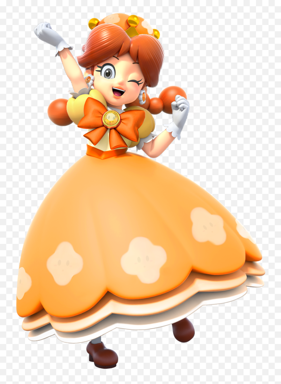 Princess Daisy - New Super Mario Bros U Deluxe Toadette Hd Mario Peachette Emoji,Daisy Transparent Background