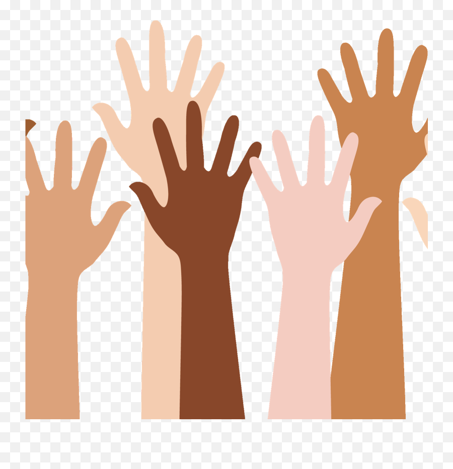 Download People Raising Hands Png - Full Size Png Image Pngkit Raising Hand Png Emoji,Hands Png
