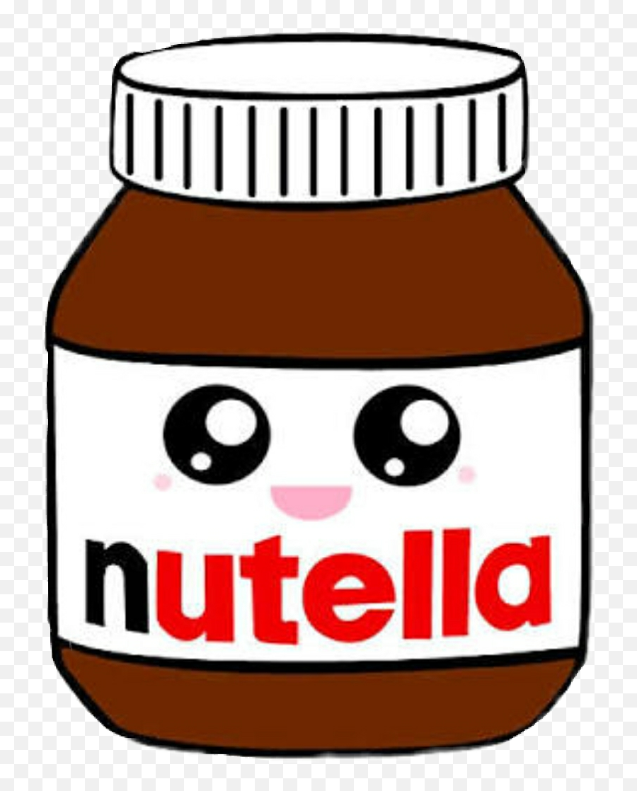 Drawing Clip Art Nutella Image Kawaii - Paper Squishy De Nutella Emoji,Transparent Tumblr Stickers