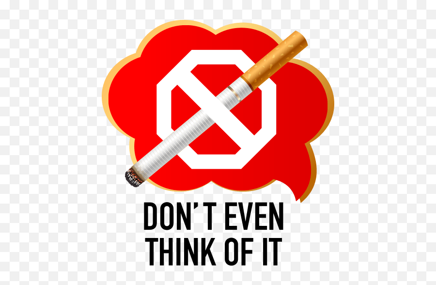 Dont Emoji,No Smoking Logo