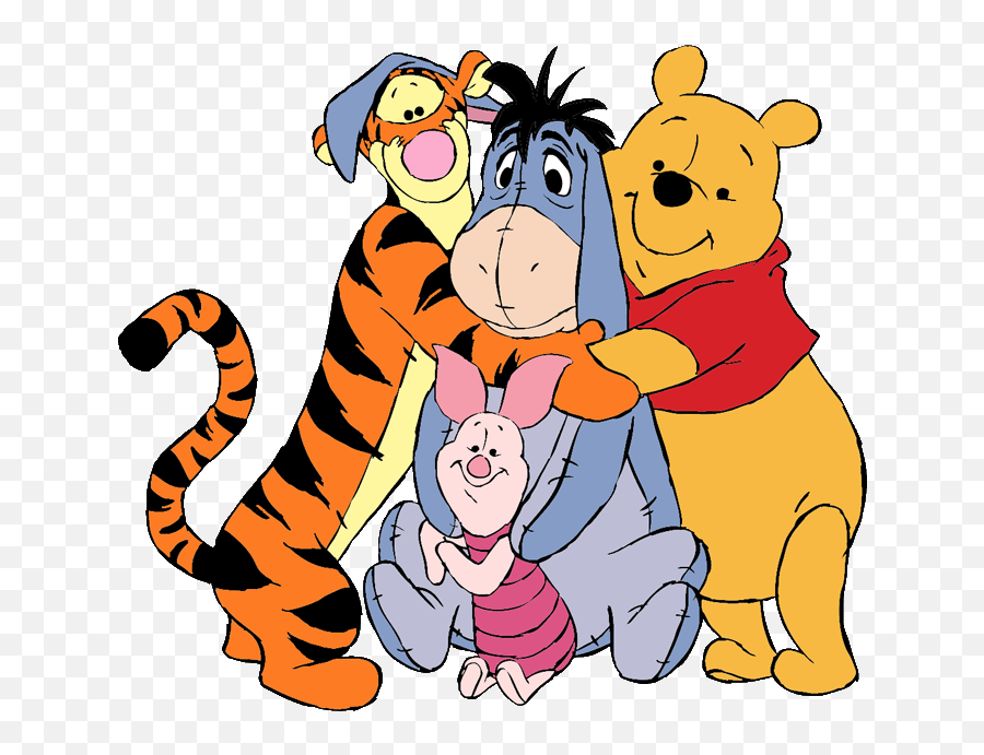Winnie The Pooh And Friends Clipart - Clipart Winnie The Pooh And Friends Emoji,Friends Clipart