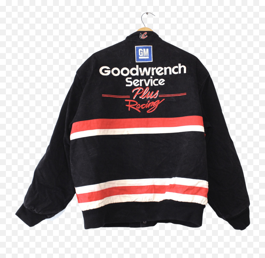 Vintage Black Red And White Nascar Jacket By Chase Emoji,Goodwrench Logo
