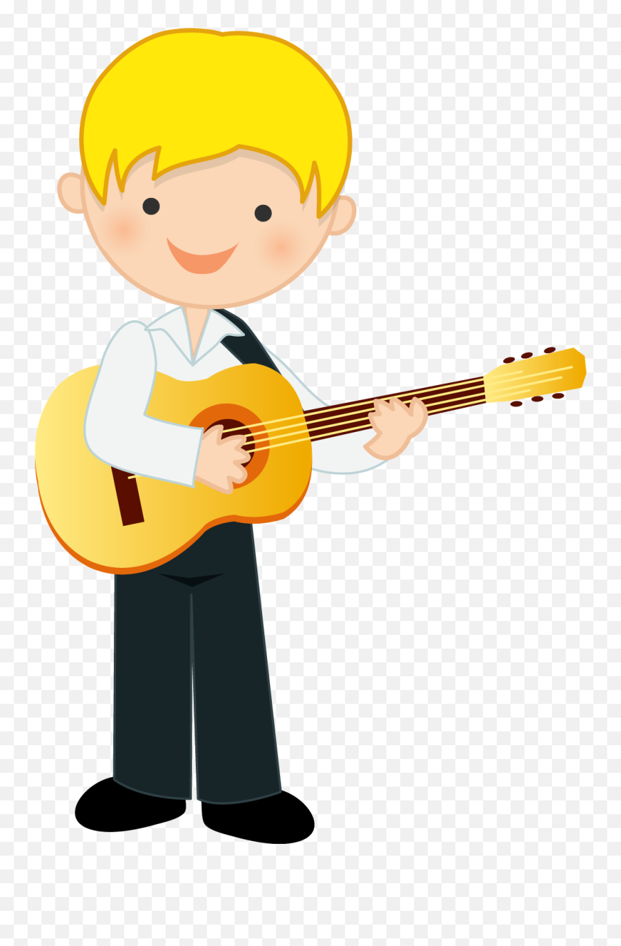 Guitar Clipart Music Clipart Clipart Boy Daycare - Musician Clipart Emoji,Guitar Clipart