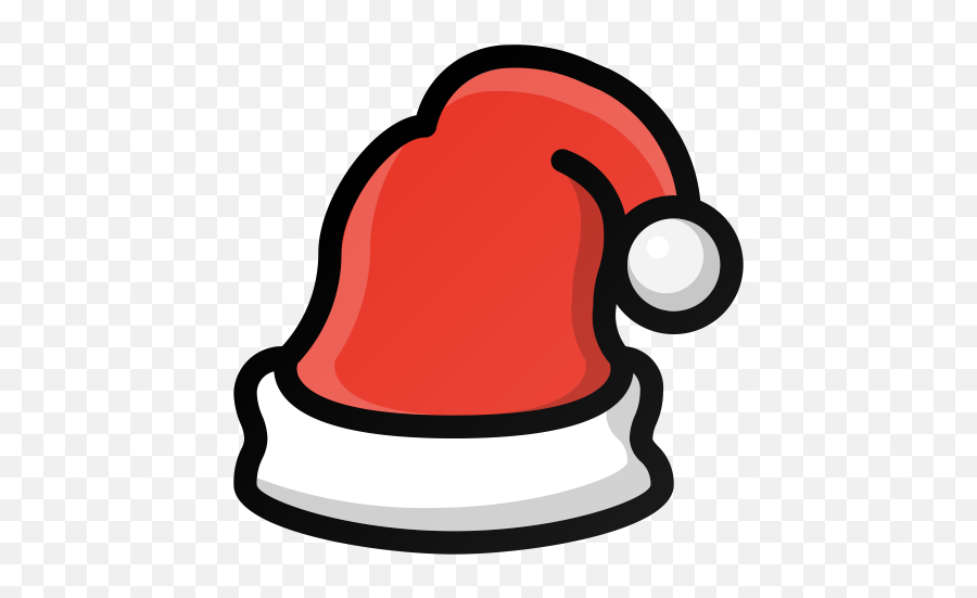 Hat Xmas Claus Santa Hat Santa Christmas Icon - Free Hard Emoji,Santa Hat Transparent