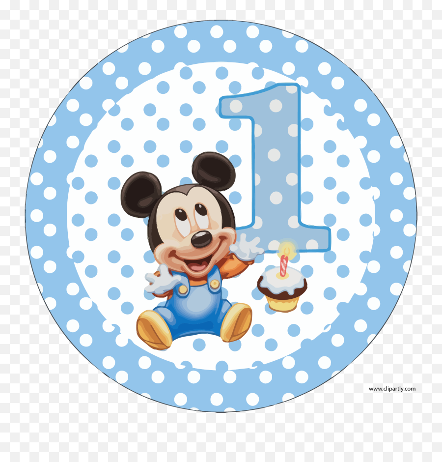 Baby Mickey Mouse Png Transparent Png - Mickey Mouse Banner Blue Emoji,Mickey Clipart