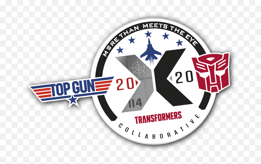 Tom Cruise As Maverick Becomes A Top Gun Transformers Toy - Top Gun Transformers Logo Emoji,Transformer Logo