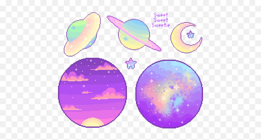 Pin - Planets Pixel Art Png Emoji,Pixel Png