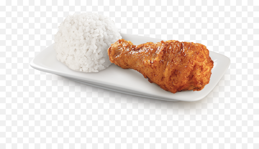 Download Fried Chicken With Rice Png - Fried Chicken W Rice Emoji,Rice Png