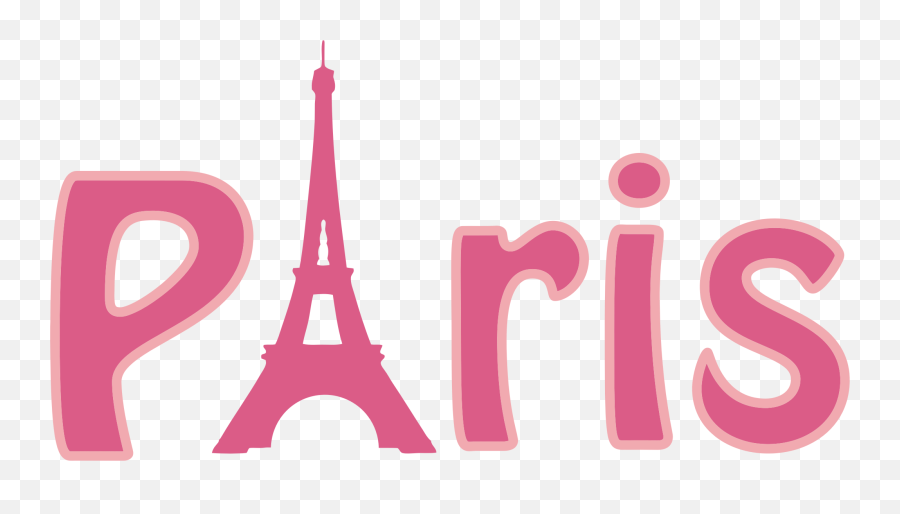 Paris Clipart Word Paris Word Transparent Free For Download - Paris Png Emoji,Paris Clipart