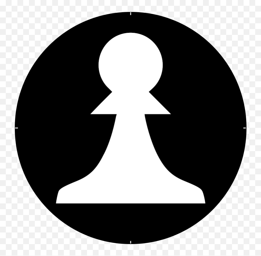 Chess Piece Symbol U2013 White Pawn U2013 Peón Blanco - Openclipart Chess Pawn Symbol Emoji,Chess Piece Clipart