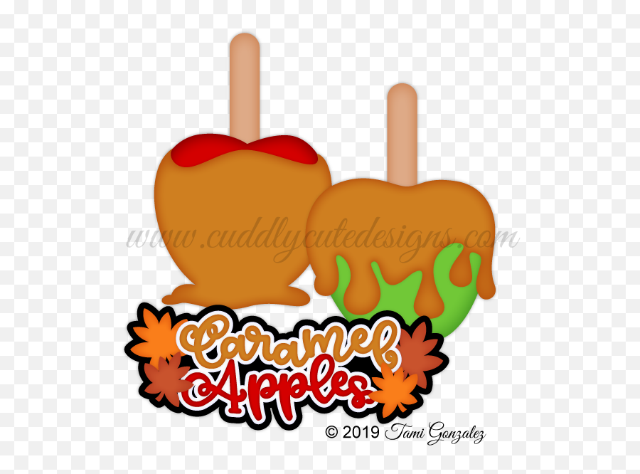 Caramel Apples Clipart - Full Size Clipart 5451780 Language Emoji,S'mores Clipart