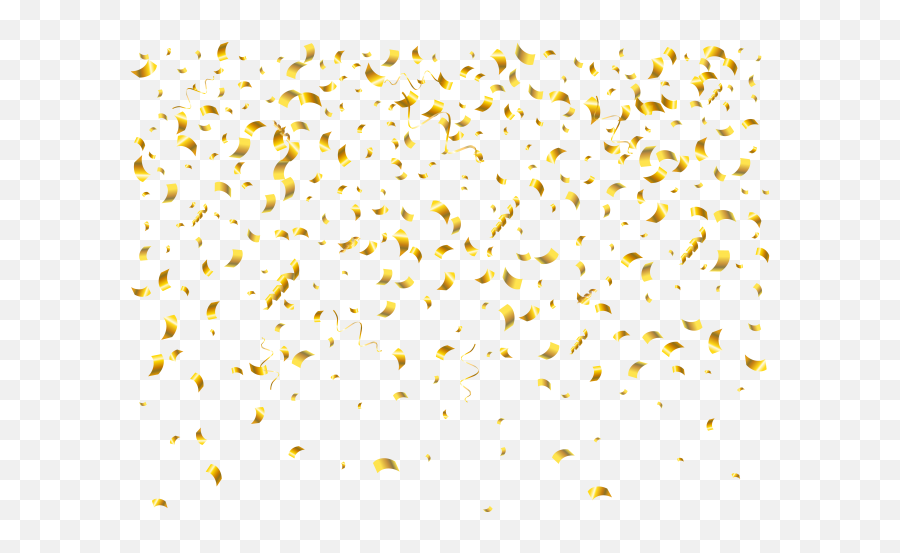 Download Confetti Clipart Clip Art - Gold Confetti Gif Png Emoji,Confetti Clipart
