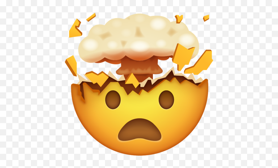 Exploding Face Emoji Emoji Pictures Emoji Wallpaper - Transparent Mind Blown Emoji Png,Mad Emoji Png