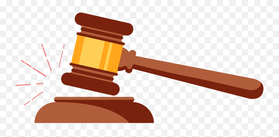 Gavel Judge Hammer Clip Art - Judge Hammer Vector Png Emoji,Gavel Clipart