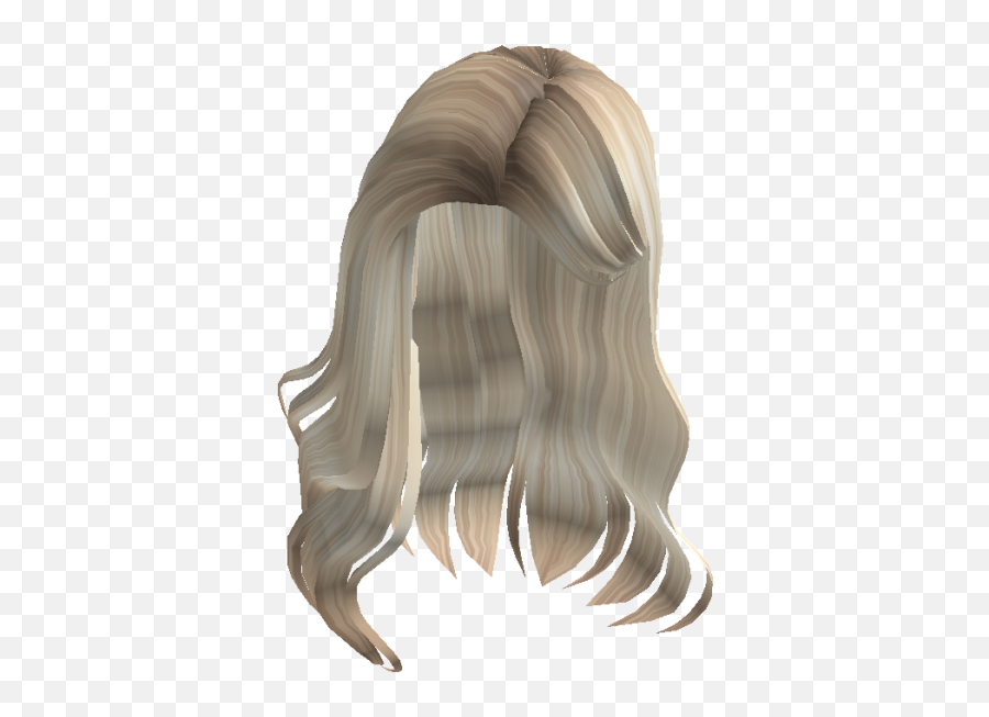 Blonde Fashion Model Side - Mermaid Princess Roblox Hair Free Emoji,Hair Model Png