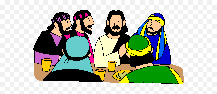 Jesus Disciples - Last Supper Clipart Emoji,Jesus Clipart