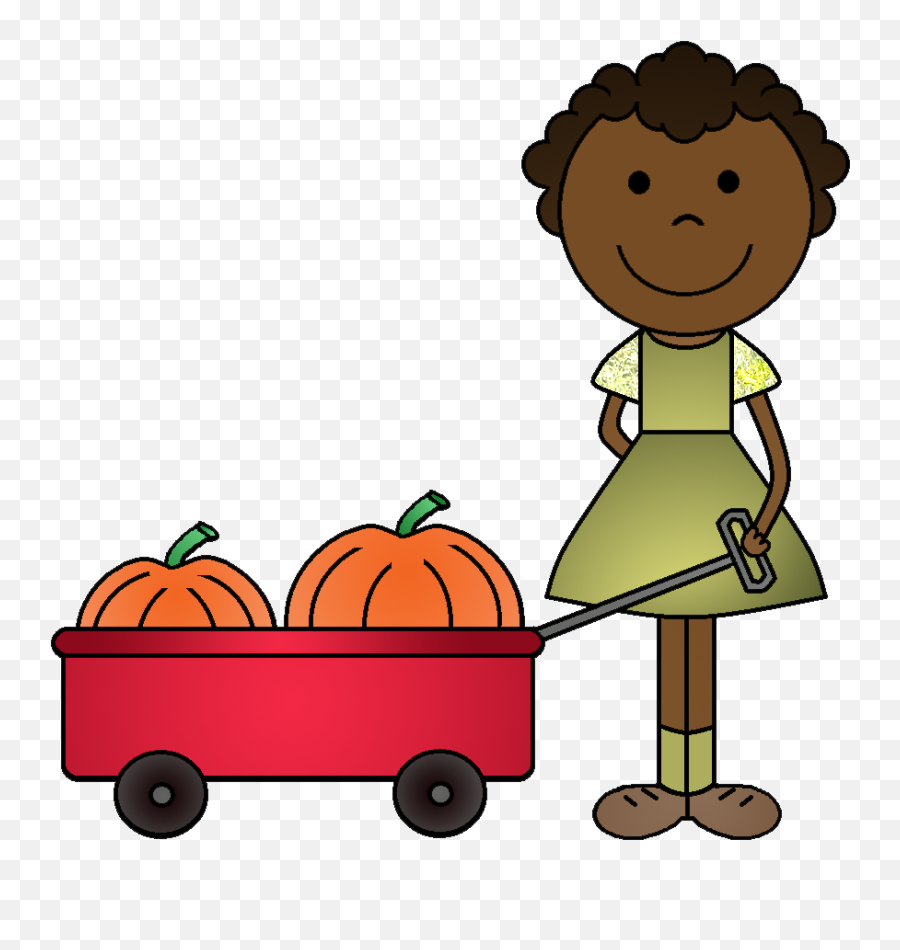Kids In Pumpkin Patch Clipart - Happy Emoji,Pumpkin Patch Clipart