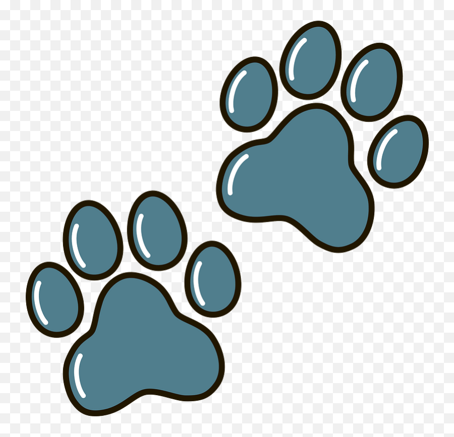 Dog Paw Prints Clipart Free Download Transparent Png Emoji,Print Clipart