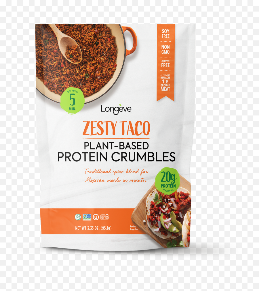 Zesty Taco Plant - Based Protein Crumbles Emoji,Tacos Transparent