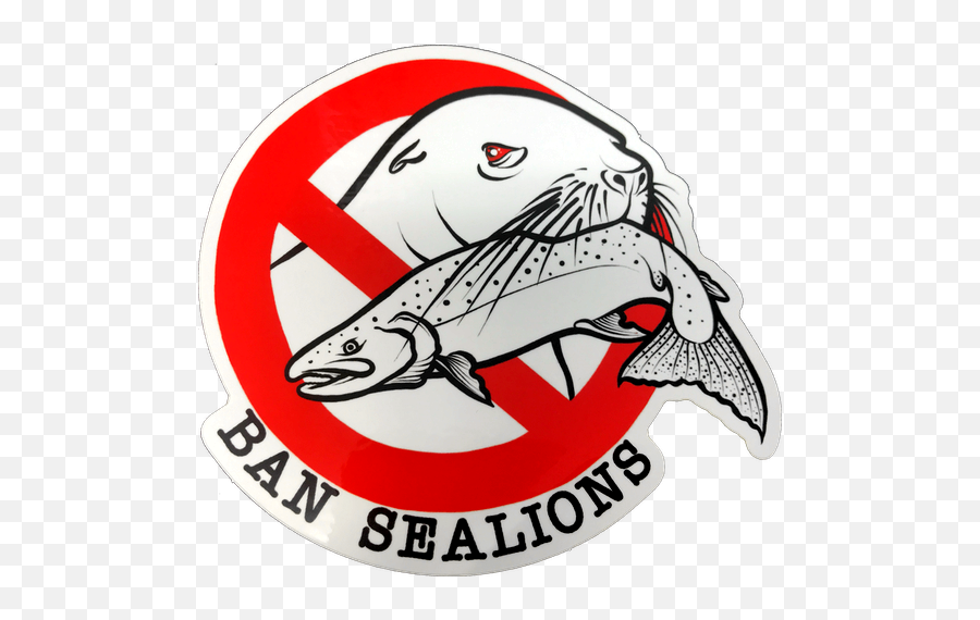 Ban Sea Lions Decal Emoji,Sea Lion Png
