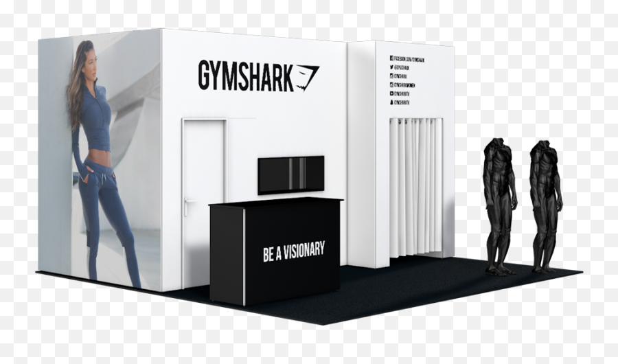 Gymshark Befit Retail Exhibition Stand - Form Events Language Emoji,Gymshark Logo