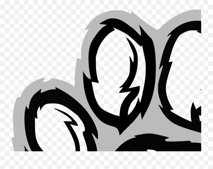 Black Pawn Svg Clip Arts - Wildcat Paw Print Png Download Emoji,Wildcat Paw Clipart