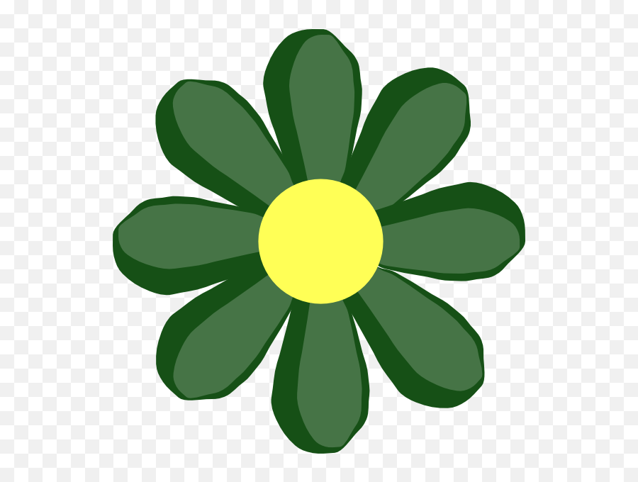 Spring - Flowers Clipart Green Spring Flower Clip Art Green Spring Flower Clipart Emoji,Spring Break Clipart
