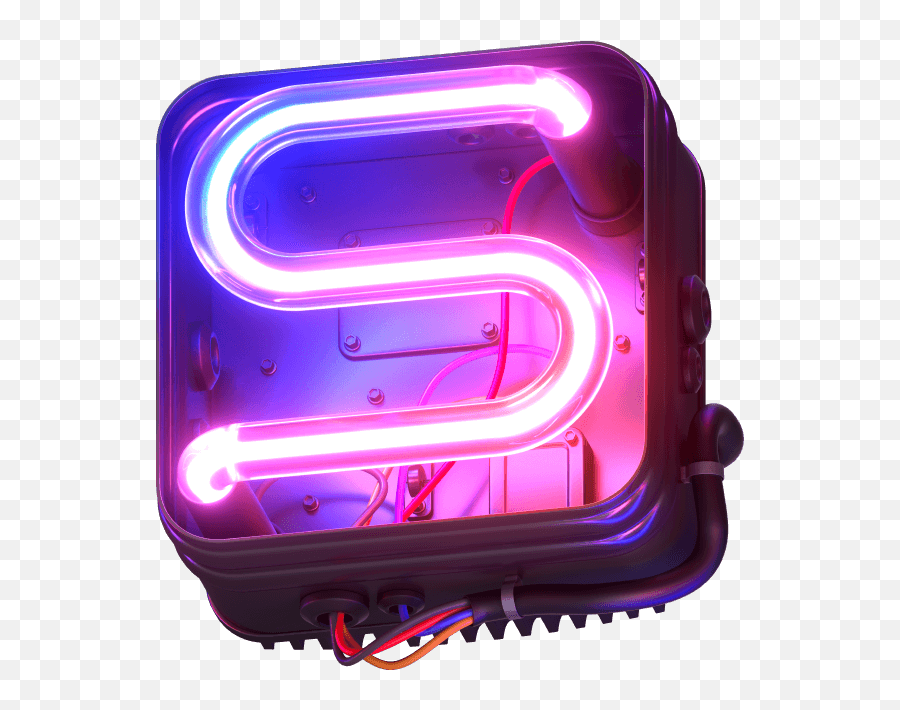 Cyberpunk Neon Font - Handmadefont Cyberpunk Letter S Emoji,Neon Png