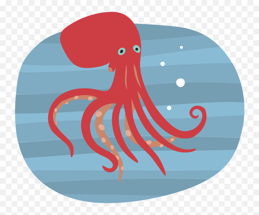 Octopus Clipart - Common Octopus Emoji,Octopus Clipart