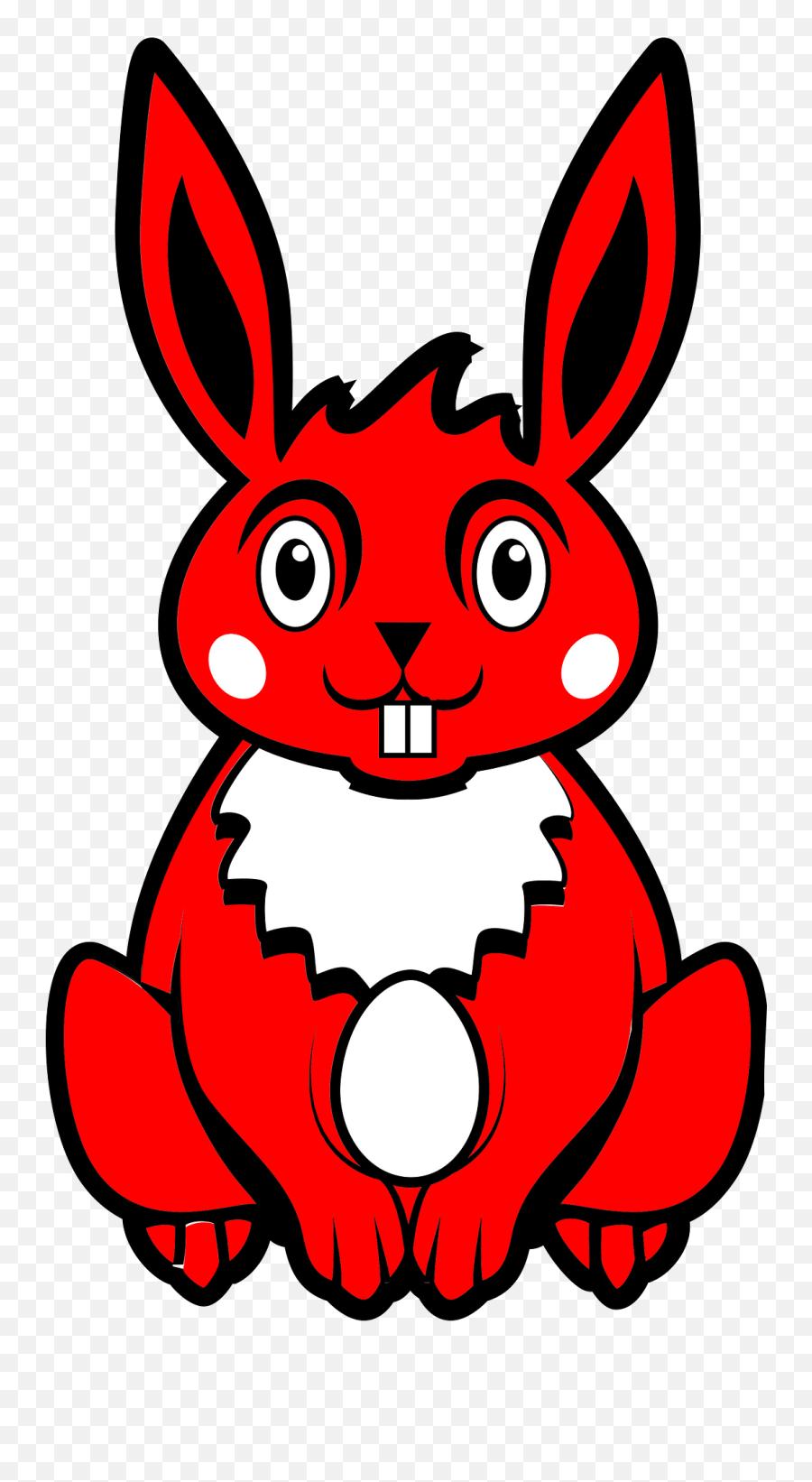 Easter Bunny Clipart Free Download Transparent Png Creazilla - Kelinci Warna Warni Emoji,Easter Bunny Clipart