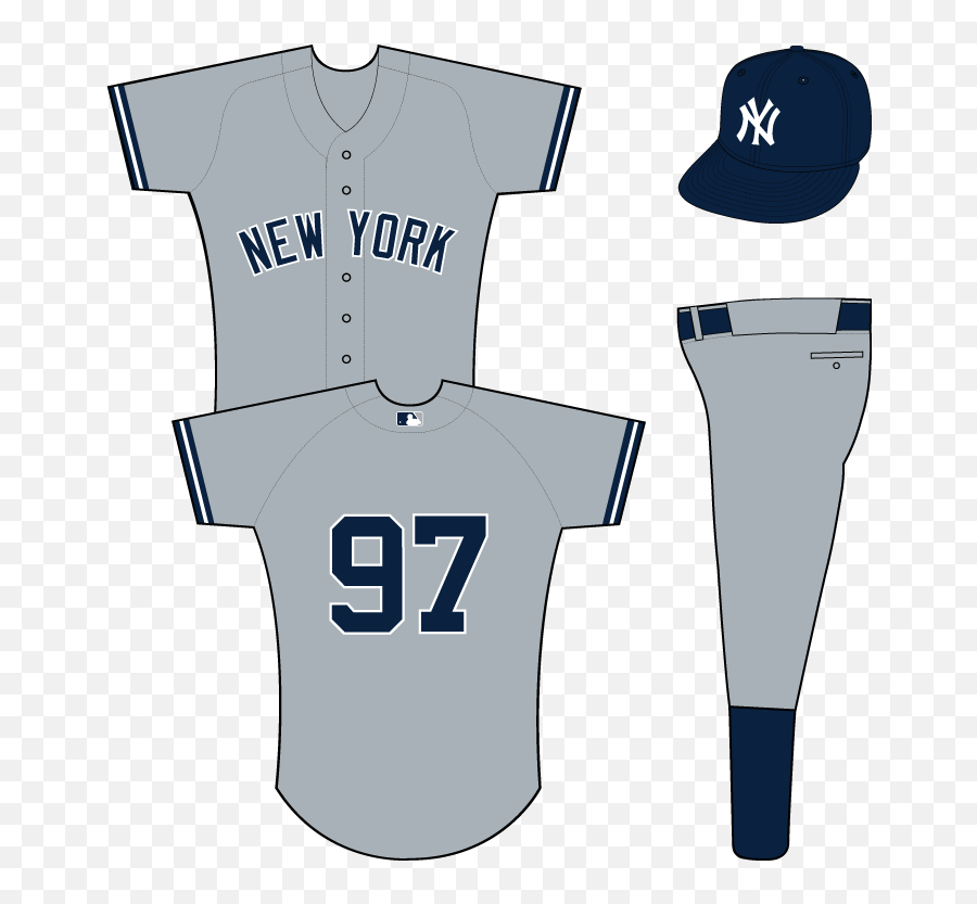 New York Yankees Road Uniform - American League Al Chris New York Yankees Uniform Away Emoji,New York Yankees Logo