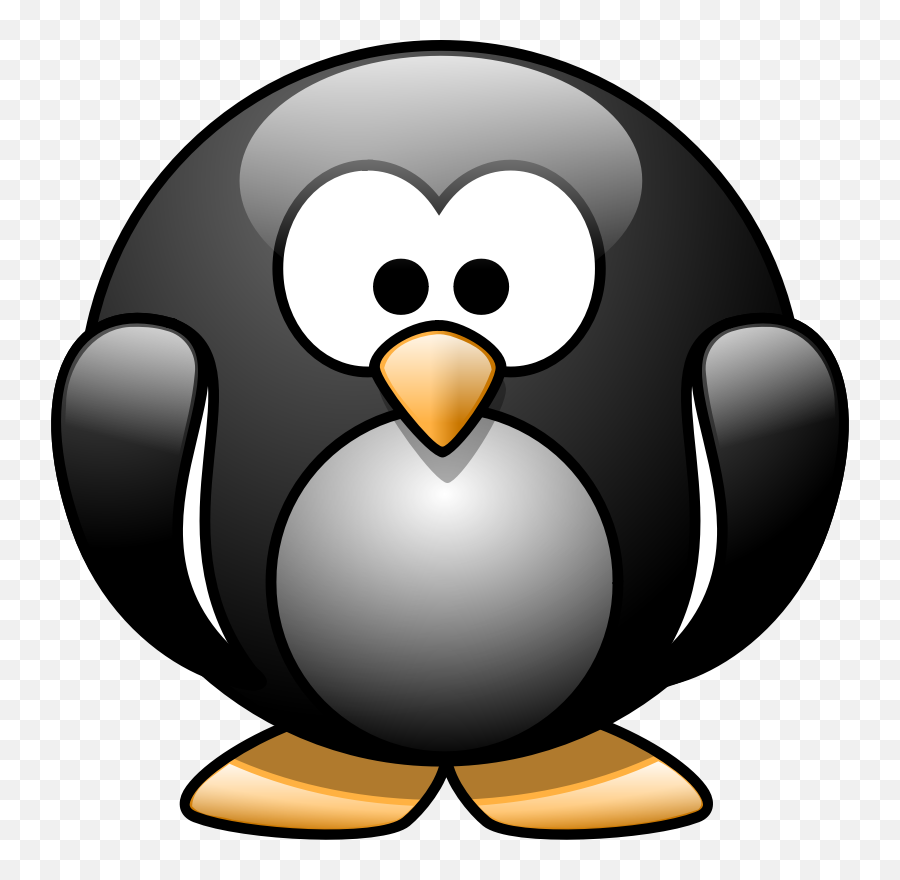 Penguin Cartoon Clip Art - Cartoon Penguin Icon Png Emoji,Clipart Penquin