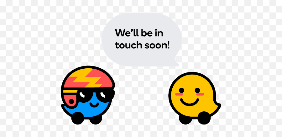 Waze Ads - Dot Emoji,Waze Logo