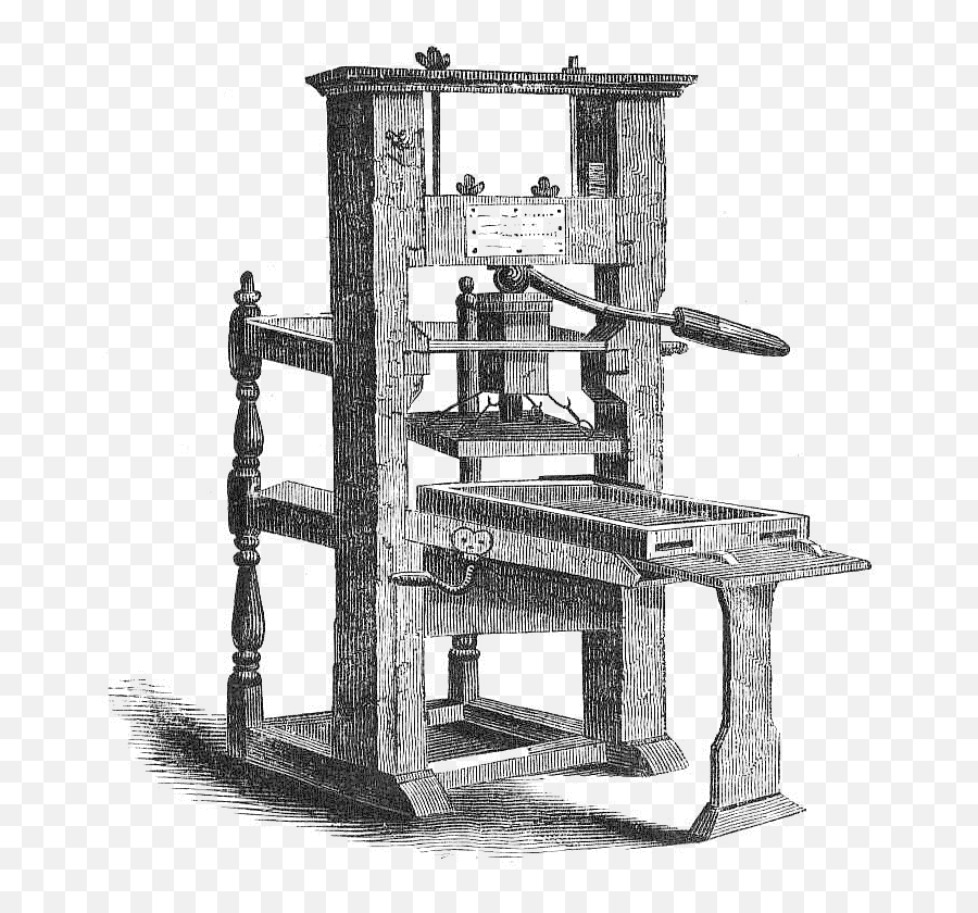 Publications - Johannes Gutenberg Printing Press Png Emoji,Printing On Transparent