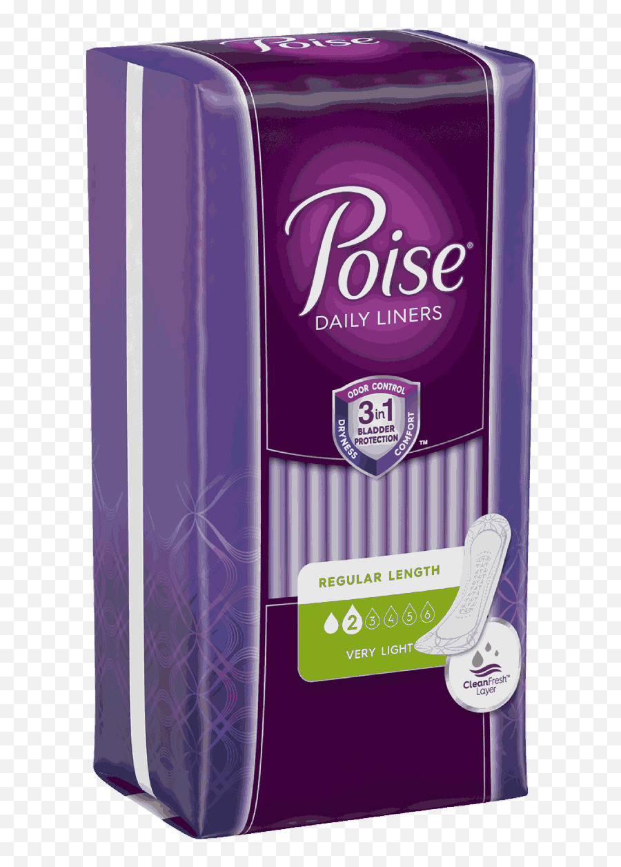 Womenu0027s Daily Liners For Light Bladder Leaks Poise Canada - Light Poise Panty Liners Emoji,Light Leak Png