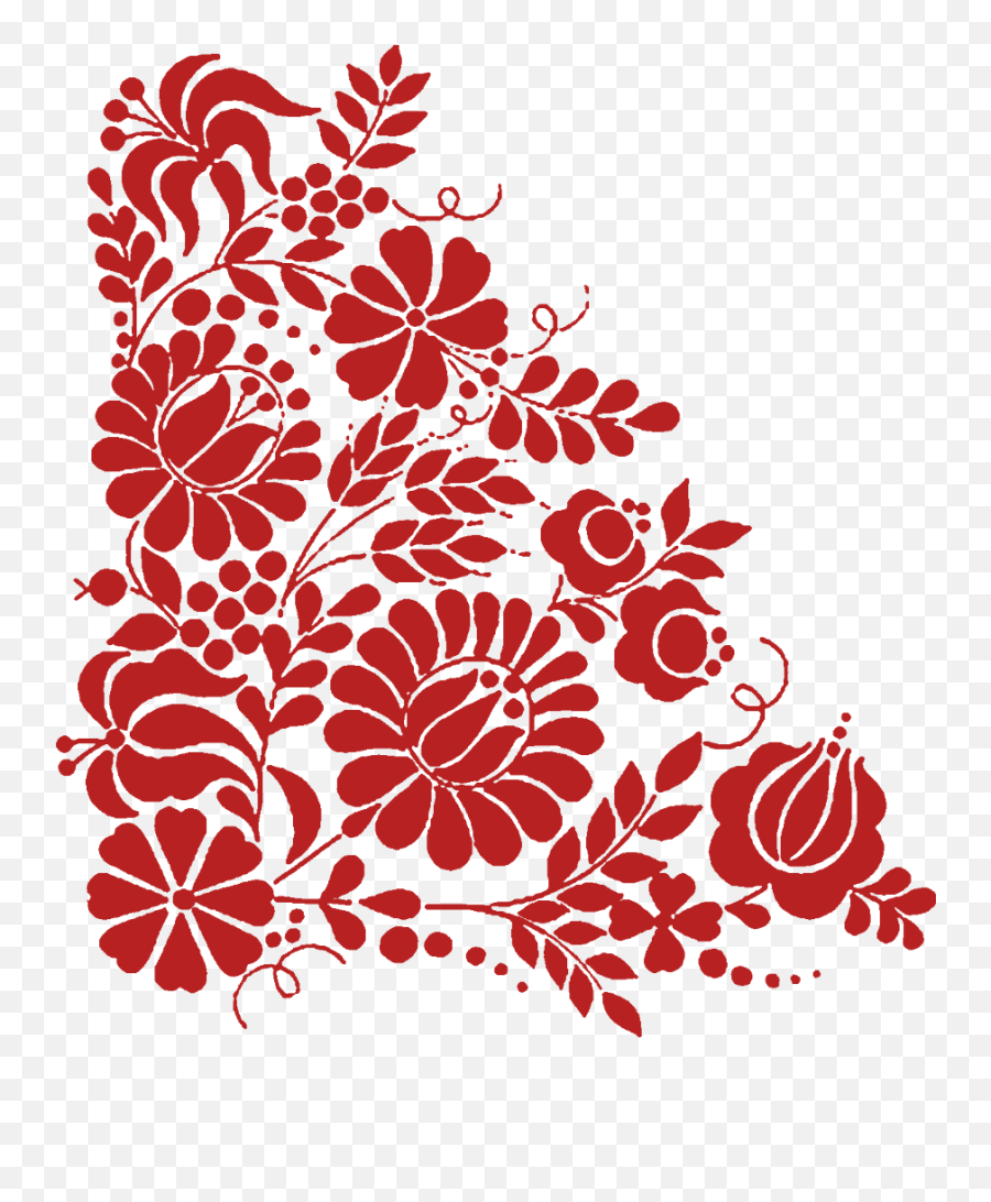 Mexican Flowers Clipart Png - Mexican Embroidery Png Emoji,Mexican Flowers Png