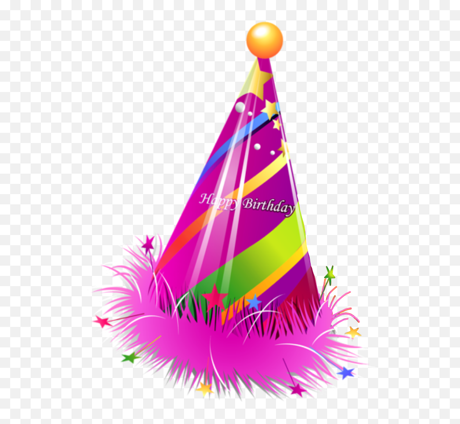 Colorful Birthday Hat Png No Background - Baby Birthday Background Png Emoji,Birthday Hat Png
