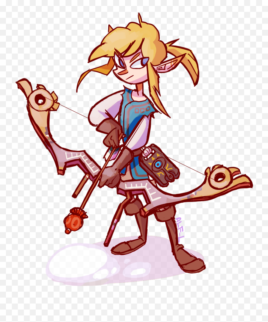 Link Breath Of The Wild Clipart - Animated Breath Of The Wild Link Emoji,Breath Of The Wild Link Png