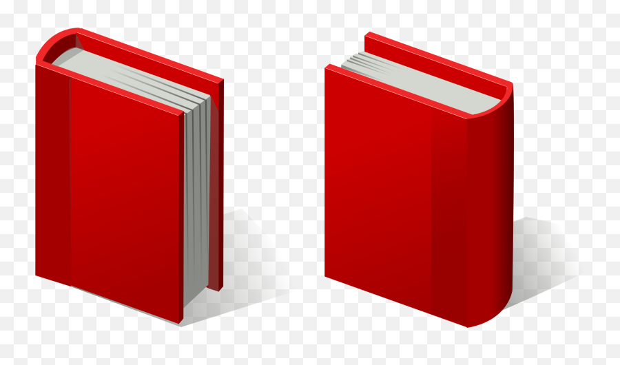 Set Use Red Books Clipart - 3d Book Vector Png Emoji,Books Clipart