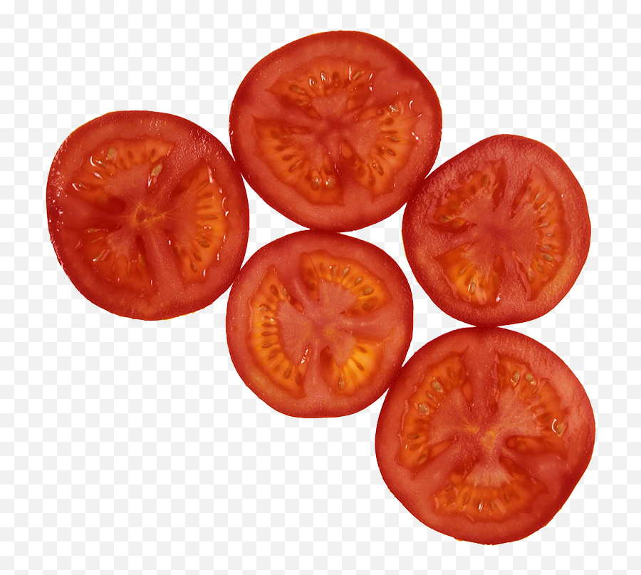 Cherry Pizza Vegetable Fruit - Tomato Slices Png Clipart Emoji,Tomatoes Clipart